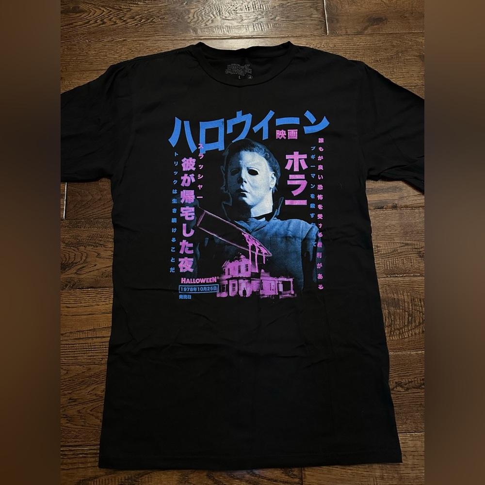 Black Graphic Halloween T-Shirt